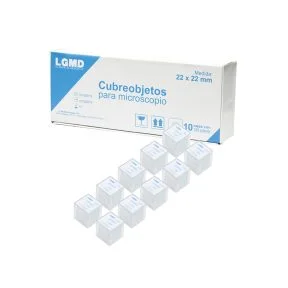 Cubreobjetos para microscopio