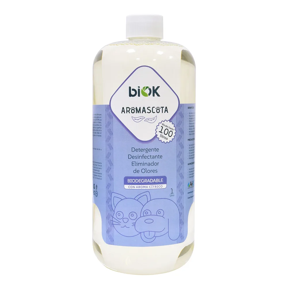 Aromascota - Detergente Eliminador De Olores Para Tu Mascota 1 Litro